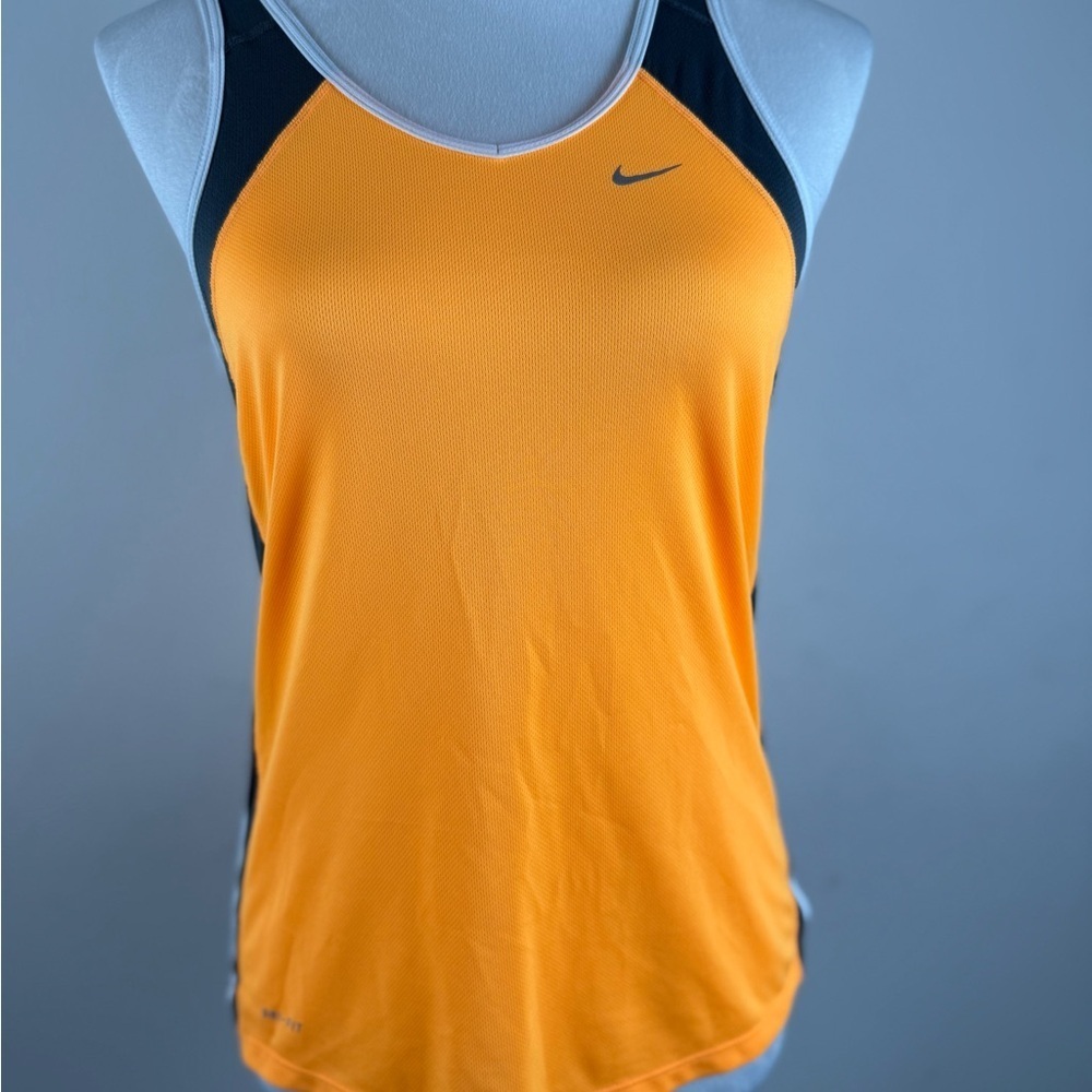 Nike Dri-Fit Women’s Racerback Orange Athletic Tank Top | Size S - Picture 3 of 13